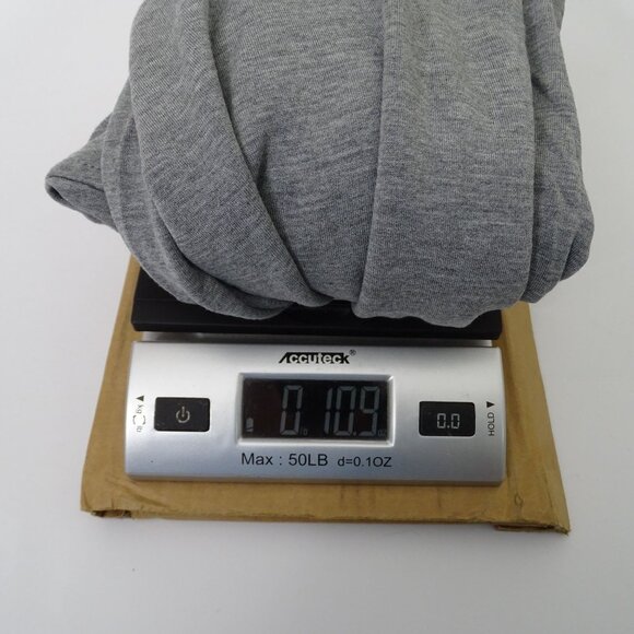 Athletic Works Soft Pullover Hoodie Heather Grey Women Size L 12-14 Thumb Hole - Picture 10 of 11